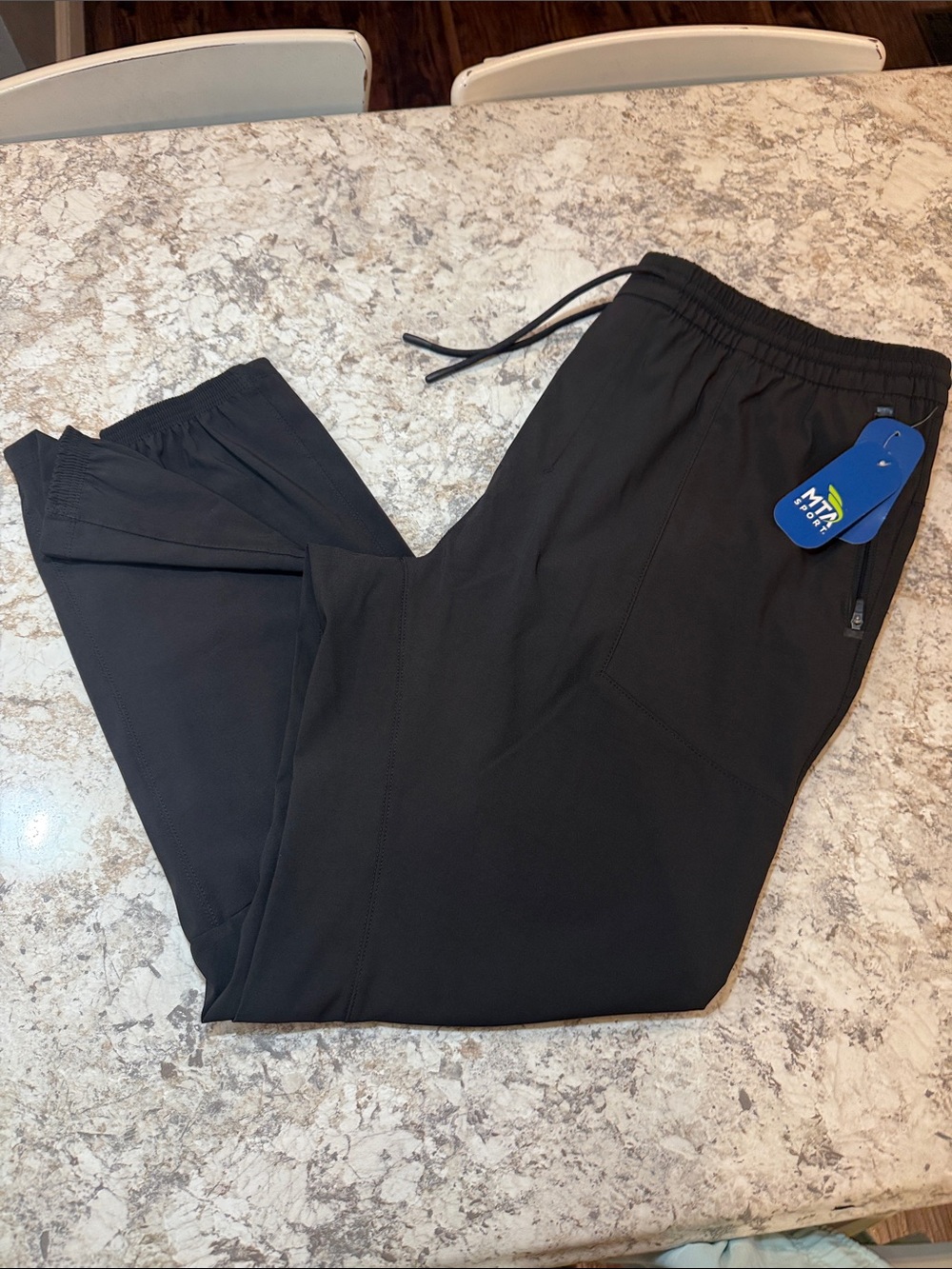 MTA Sport Men's Black Jogger Sweatpants